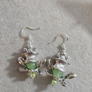 MGEAR13 - Passover Frog earrings