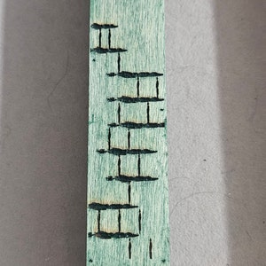 Western Wall Wood Mezuzah Case