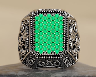 Signet ring made of sterling silver