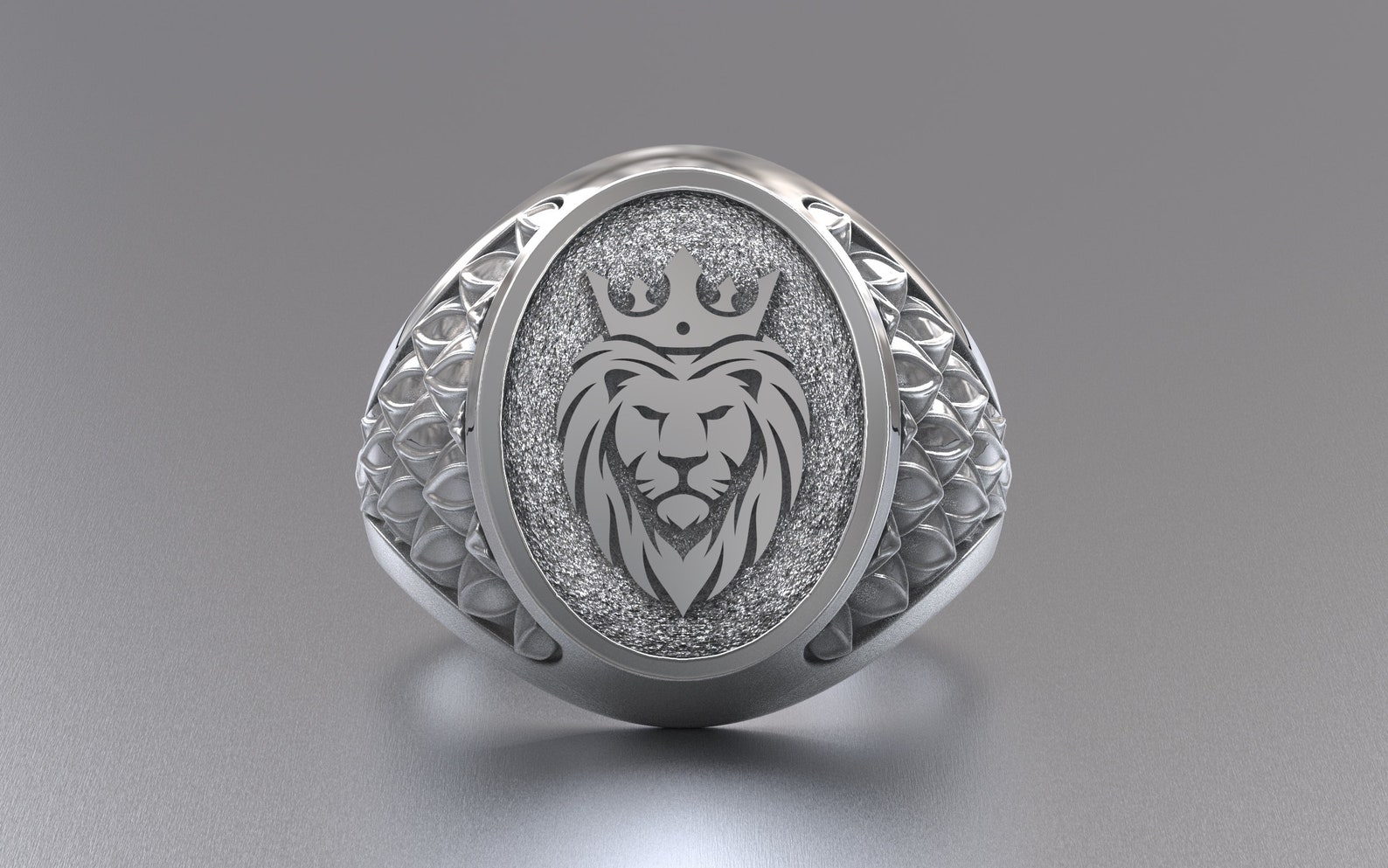Mens Silver Lion Ring Lion Head Ring Silver Viking Etsy