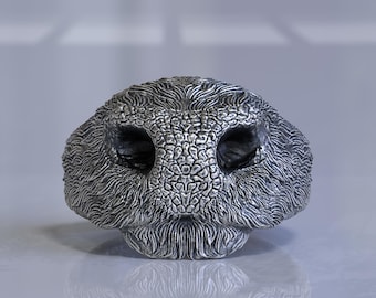Cow nose Ring made of Sterling Silver, Ideal Gift or Vegetarians and Animal Lovers ,Pet Memorial Jewelry