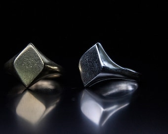 Mens pinky rings,signet ring made of sterling silver,boyfriend gift,husband gift