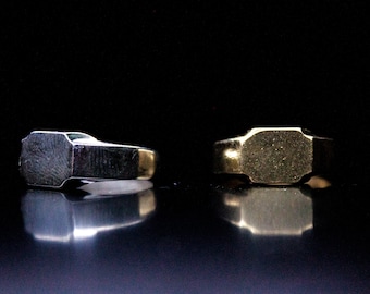 Mens pinky rings,signet ring made of sterling silver,boyfriend gift,husband gift