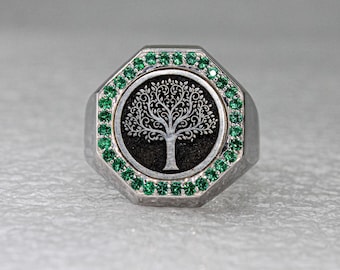 Tree of Knowledge in Sterling Silver The Kabbalah Tree of Life, also known as the Yggdrasil Nordic Tree of the Worlds