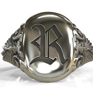 Siegelring aus 925 silber,Herrenringe pink,Geschenk Freund,Geschenk Mann