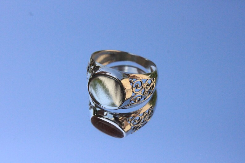 Sterling silver signet ring