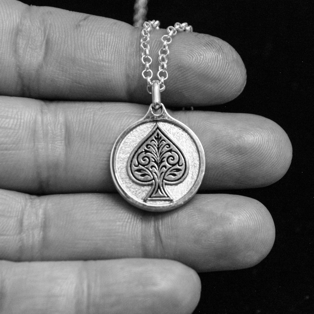 スペードのエースネックレス スターリングシルバー - ソニー・ヘイズ