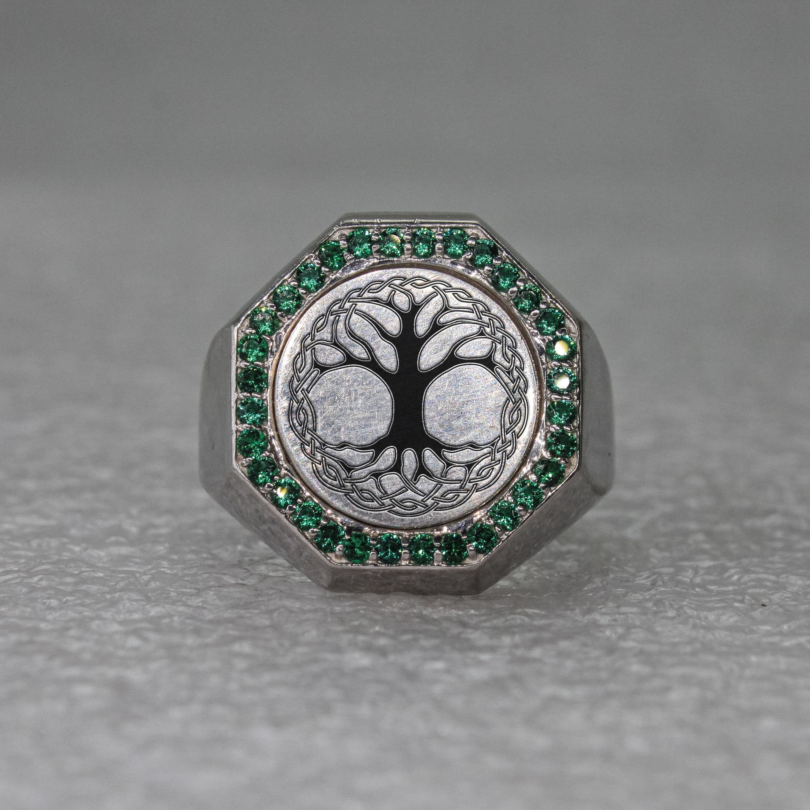 Tree of Knowledge made of sterling silver The Nordic Tree of the Nine Realms, also known as Yggdrasil, is the Kabbalistic Tree of Life.