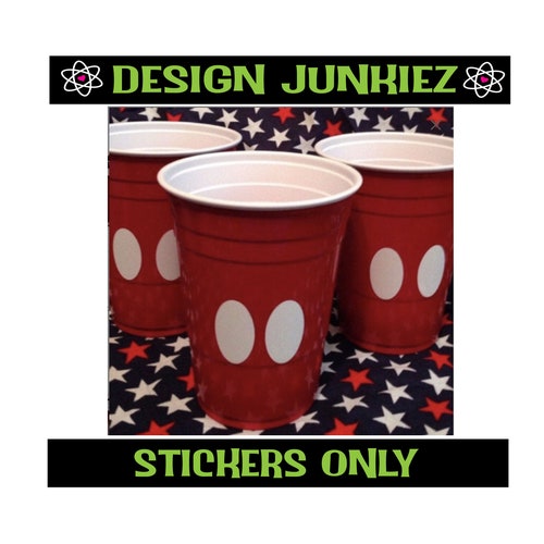 DIY Stickers for Mickey Cups Etsy