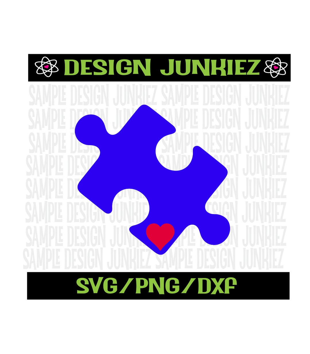 Autism Awareness ASD Puzzle Piece SVG PNG Cut File - Etsy