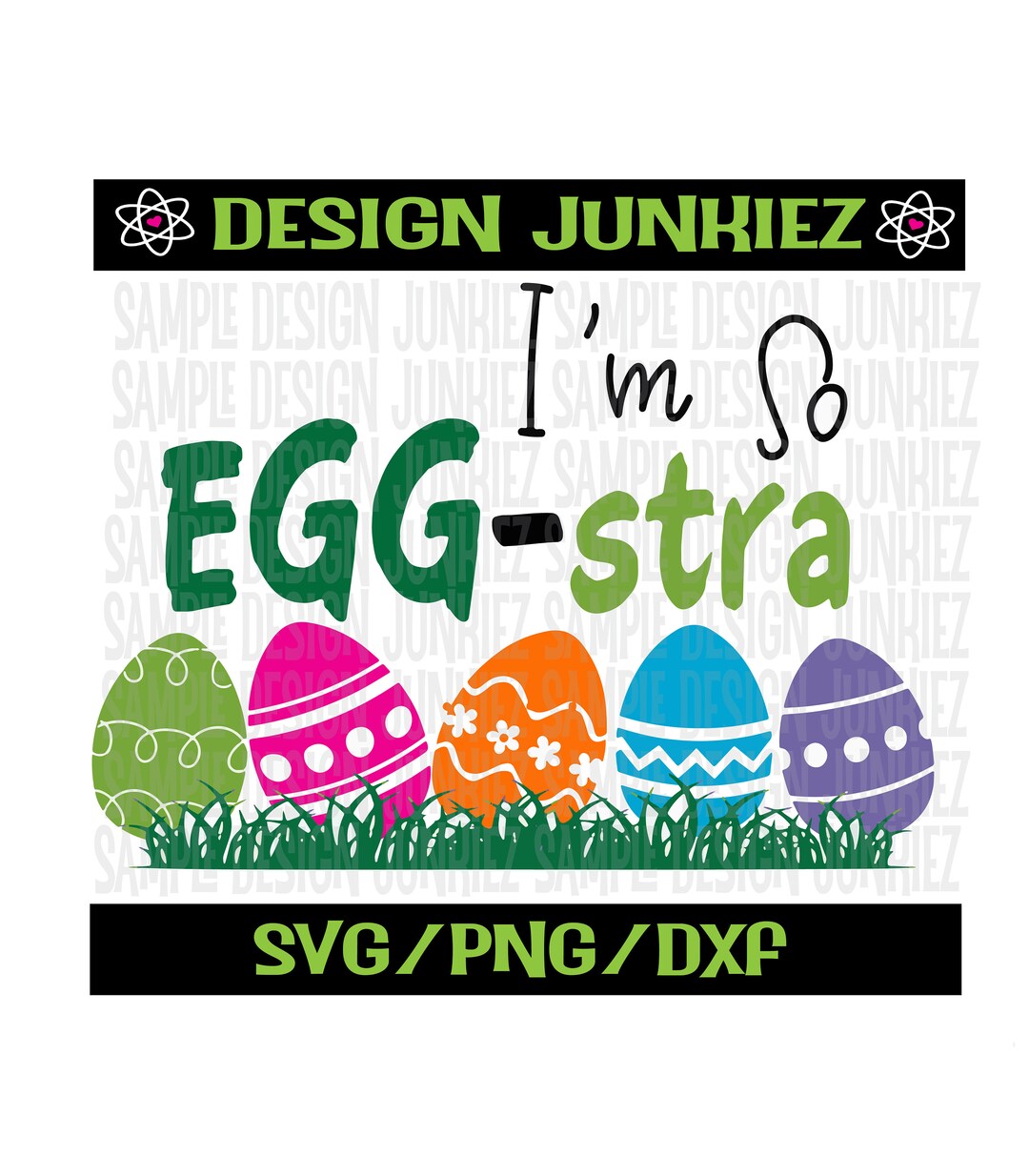 Im so Eggstra Easter SVG PNG Cut File - Etsy