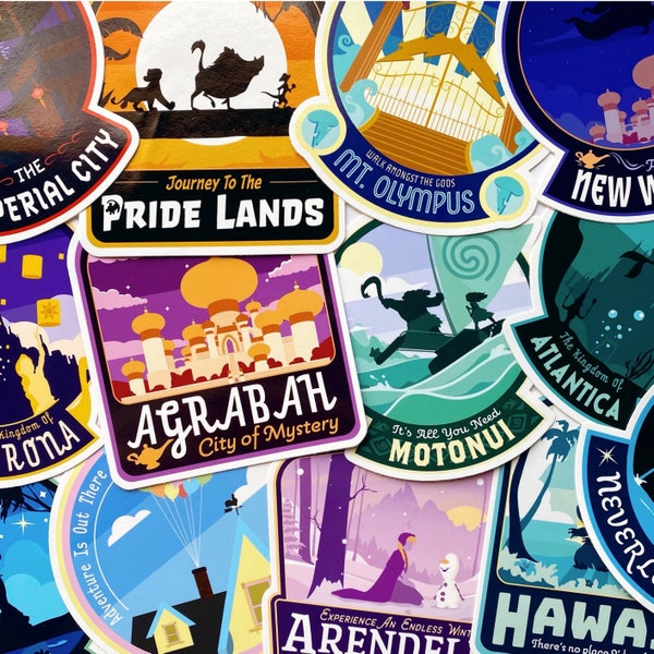 Magical Land Vinyl Stickers