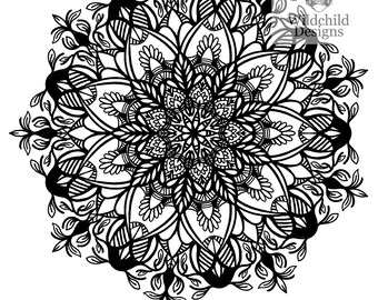 mandala papercutting template mandala vinyl template jpeg etsy paper cutting patterns free download