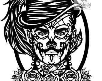adrienna papercutting template gothic vinyl template svg etsy