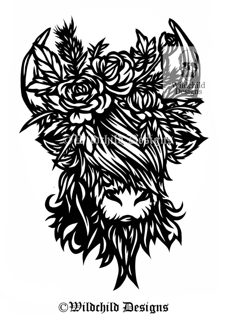 Free Free 217 Outline Cow Highland Cow Svg SVG PNG EPS DXF File
