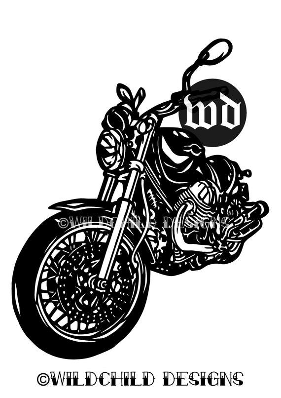 live fast die young motorbike papercutting template vinyl etsy motorcycle template