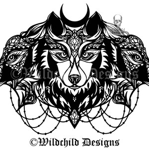Amos und seine Schwestern Papierschnitt Vorlage, Vinyl-Vorlage, persönliche Vorlage verwenden, SVG, JPEG, Cerberus Vorlage, Mythologie, Pagan Vorlage