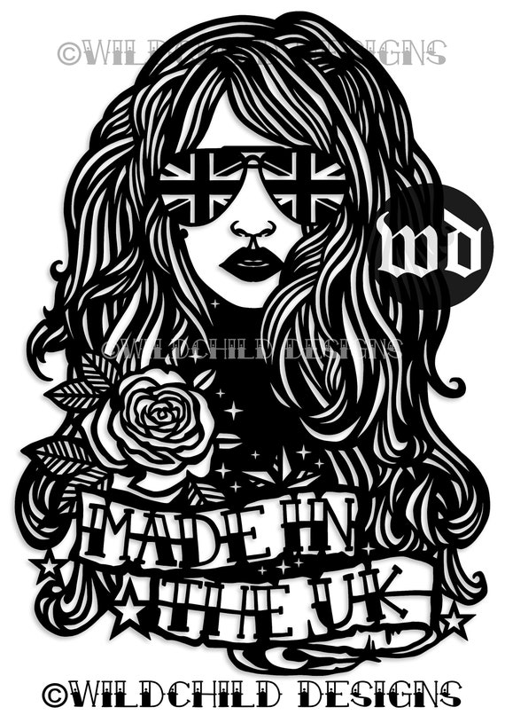Download Made In The Uk Papercutting Template Vinyl Template Svg Etsy