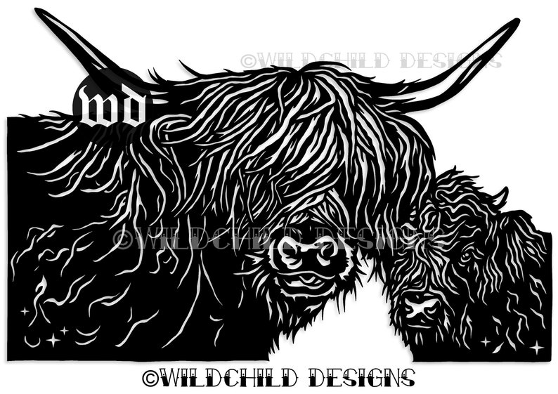 Free Free 261 Scottish Highland Cow Svg SVG PNG EPS DXF File