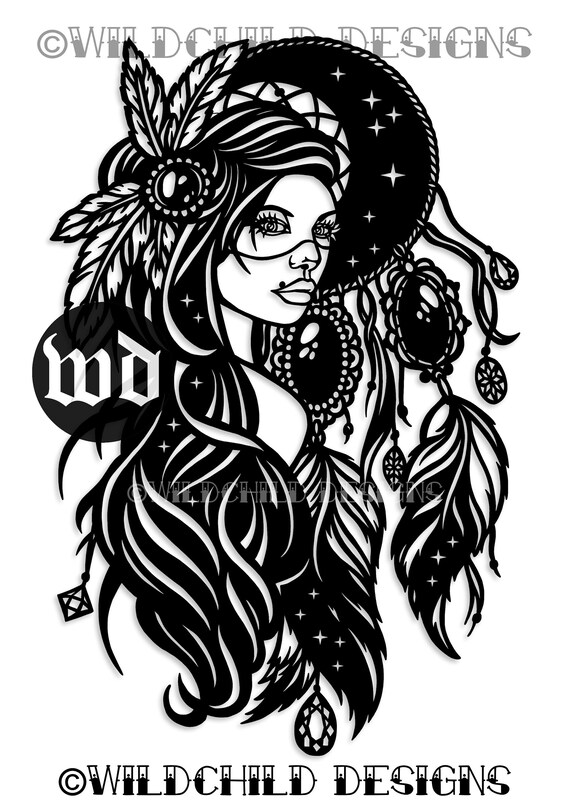 Download Indian Princess Svg Dream Catcher Digital Download Native American Woman Svg Svg Vector Cut File Paper And Machine Cutting Template Clip Art Art Collectibles Jewellerymilad Com