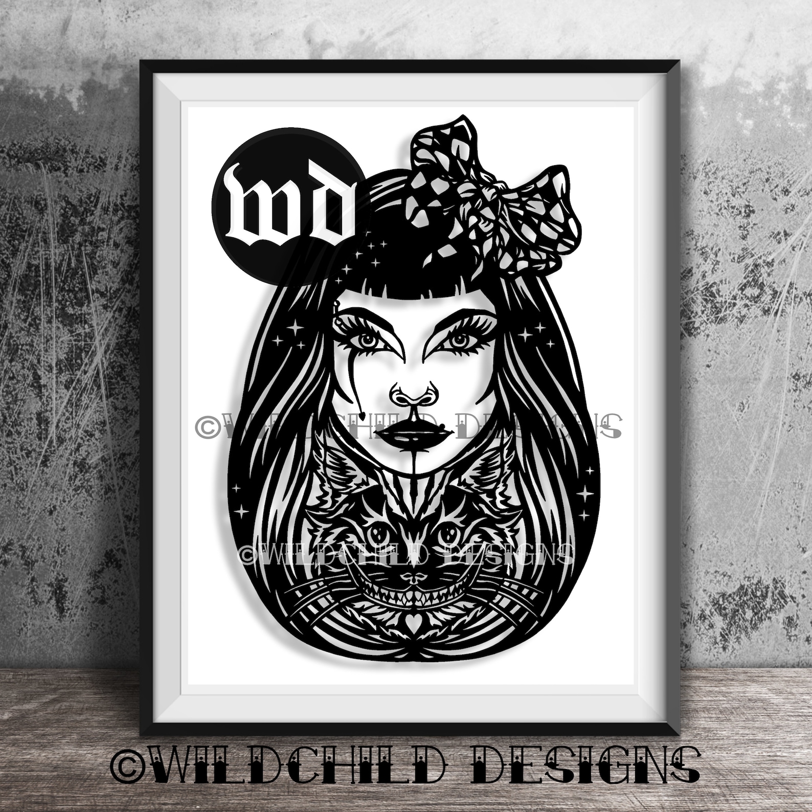 Alice and the Cheshire Cat Template Alice in Wonderland Paper Etsy Alice and the Cheshire Cat Template Alice in Wonderland Paper Etsy