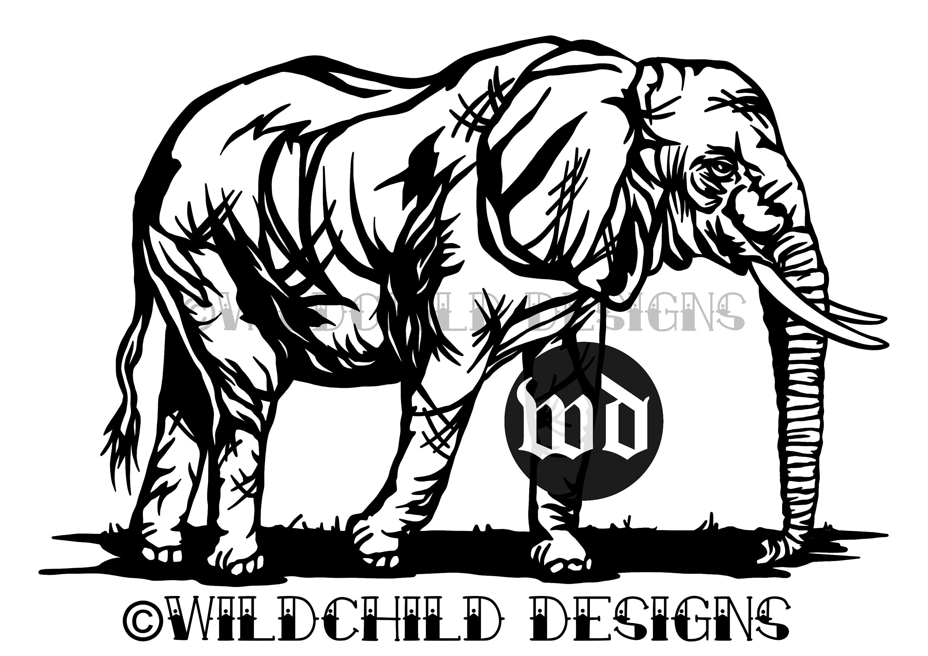 Free Free 262 Vinyl Elephant Svg SVG PNG EPS DXF File