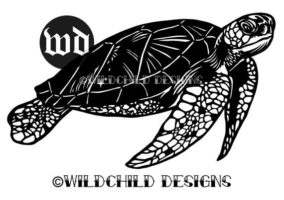 sea turtle paper cutting template commercial use vinyl template svg jpeg turtle template ocean life template turtle svg turtle jpeg sea turtle template