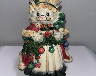 Vintage The Thickets at Sweetbriar Mrs. Claws CAT Christmas Is A Time for LOVE