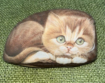 Gatito sentado Marmalade, peluche con relleno de bolitas, 2003, tope de puerta, decoración. Ellay