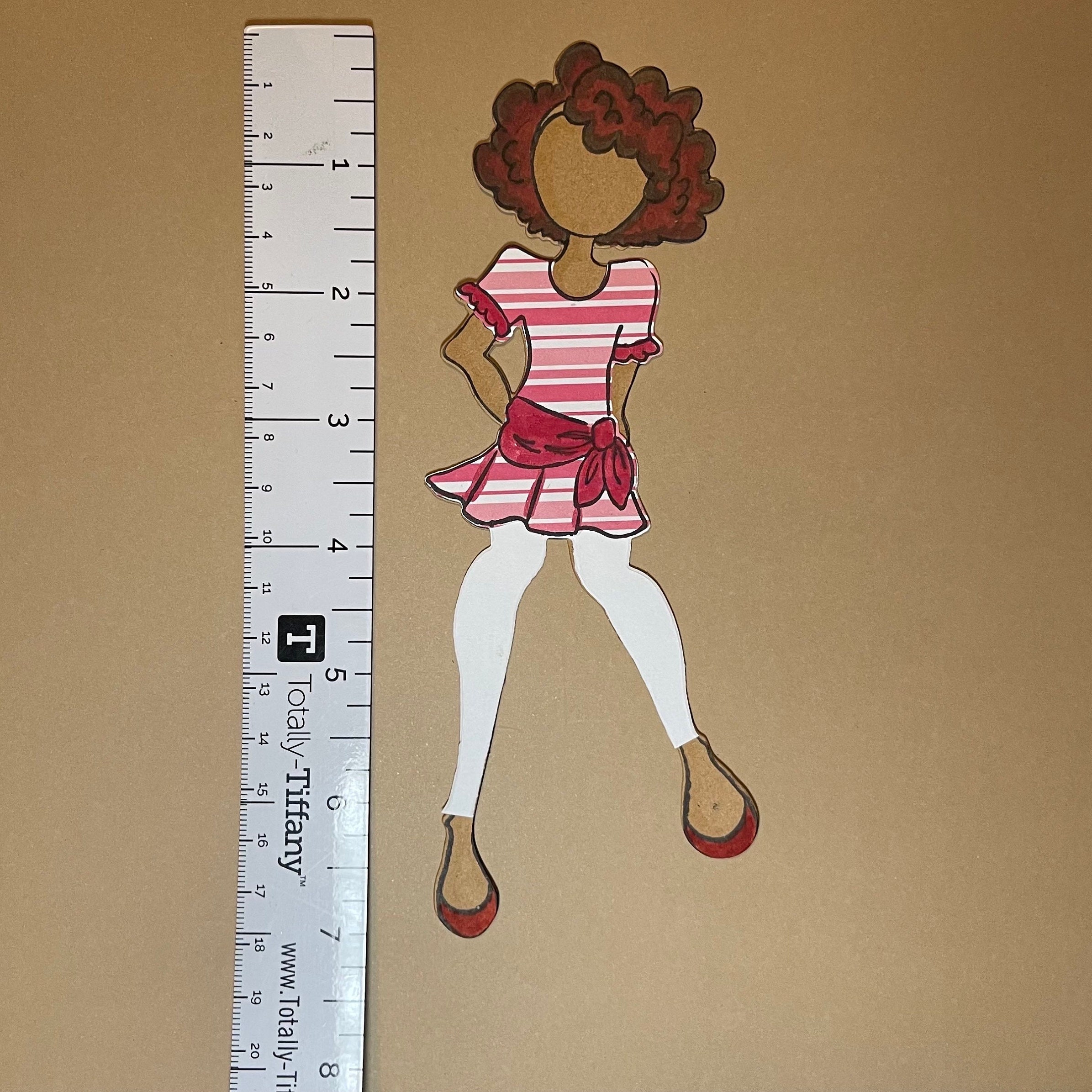 Paper Doll Die Cut - Julie Nutting Chiara - Slimline Card Topper ...