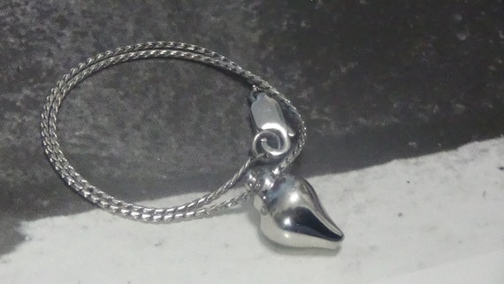 Sterling Silver Shell Charm Bracelet, Trend, Fash… - image 5