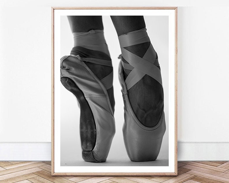 Ballerina Print Rose Terry Leggings - Tip Toes