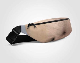 Herren Bauch Gürteltasche, Fat Belly Messenger Bag, lustiges Geschenk gedruckt Tasche, Vatertag Gag Geschenk für ihn, lustiges Weihnachtsgeschenk