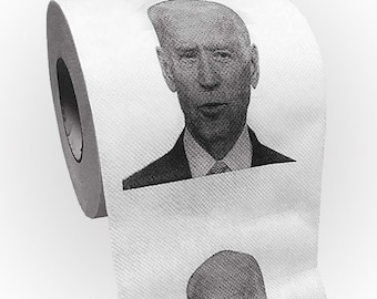 Joe Biden Toilet Paper Roll - Gag Gift - Funny Gift - President Joe Biden - Bathroom Decor