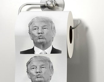 Trump Toilet Paper Roll - Gag Gift - Funny Gift - President Donald Trump - Bathroom Decor