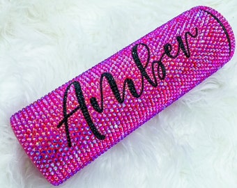 Personalized Rhinestone Tumbler-30oz