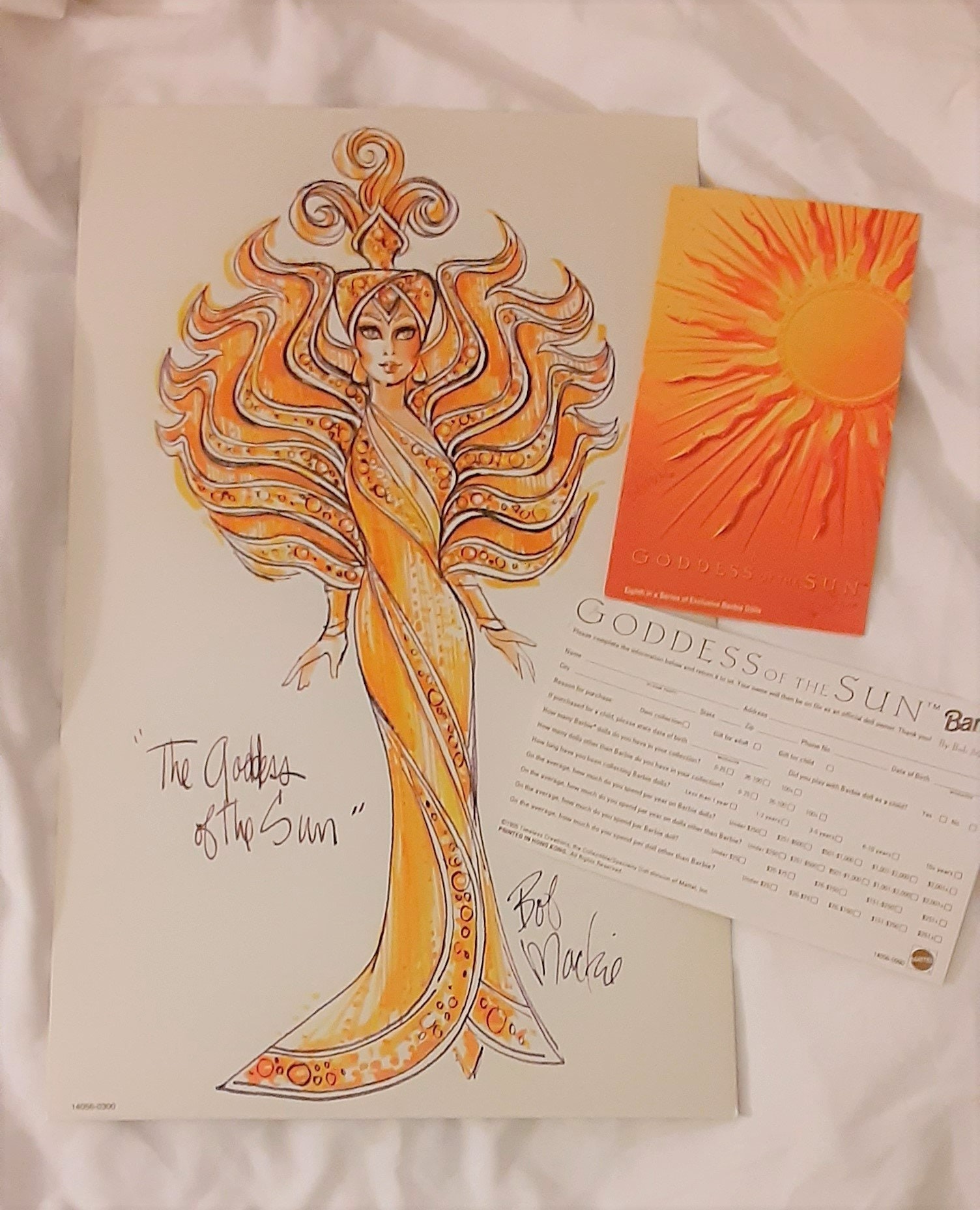 Bob Mackie Goddess of the Sun Barbie - Etsy, image size:1504x1856