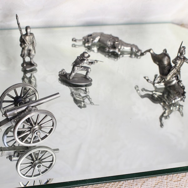 Pewter Toy Soldiers Etsy