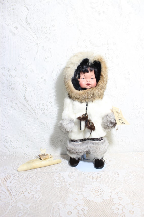 porcelain eskimo doll