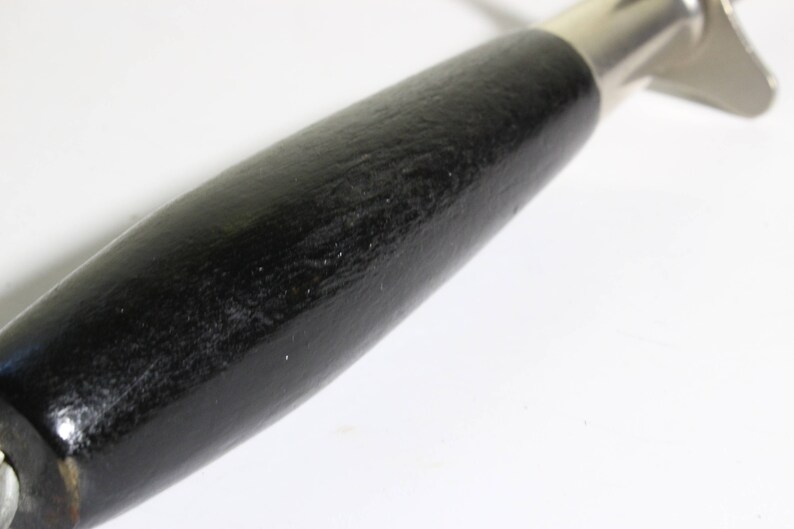 Afilador de cuchillos de carnicero, lima Case XX vintage, mango de madera negra. imagen 4