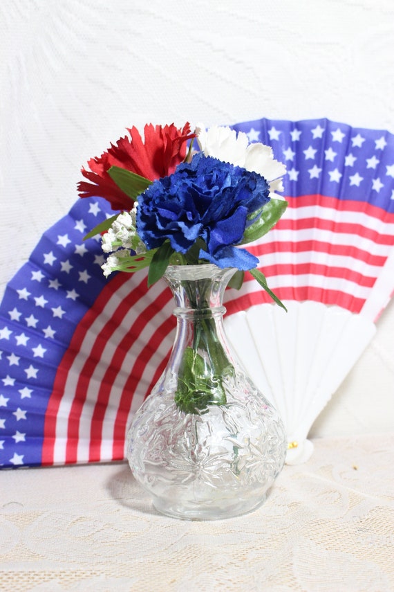 Tempered Glass Vase Princess House Fantasia Made in USA Etsy