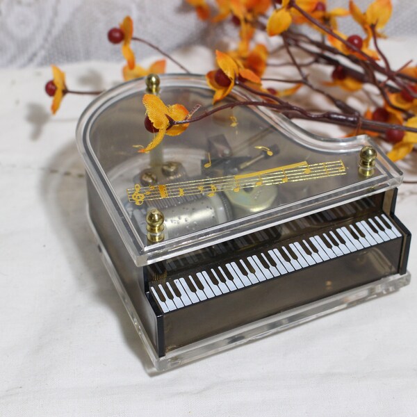 Piano Music Box Etsy