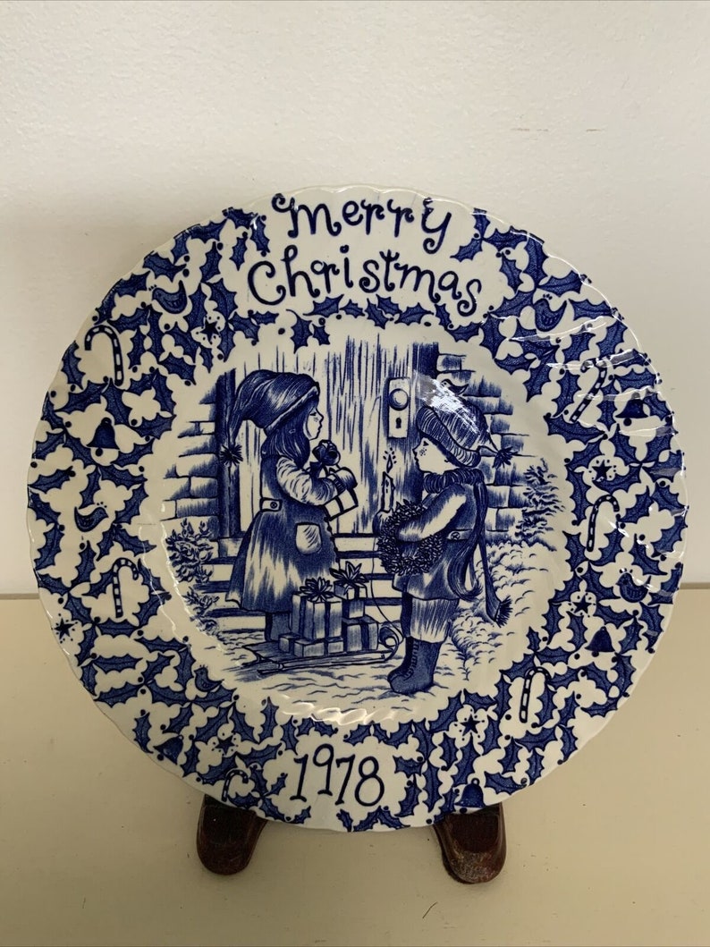 1978 Royal Crownford By Norma Sherman Merry Christmas Collector Plate England image 7