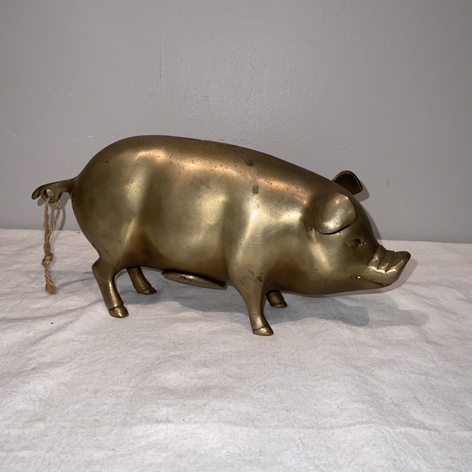 Stanley Brass Piggy Bank