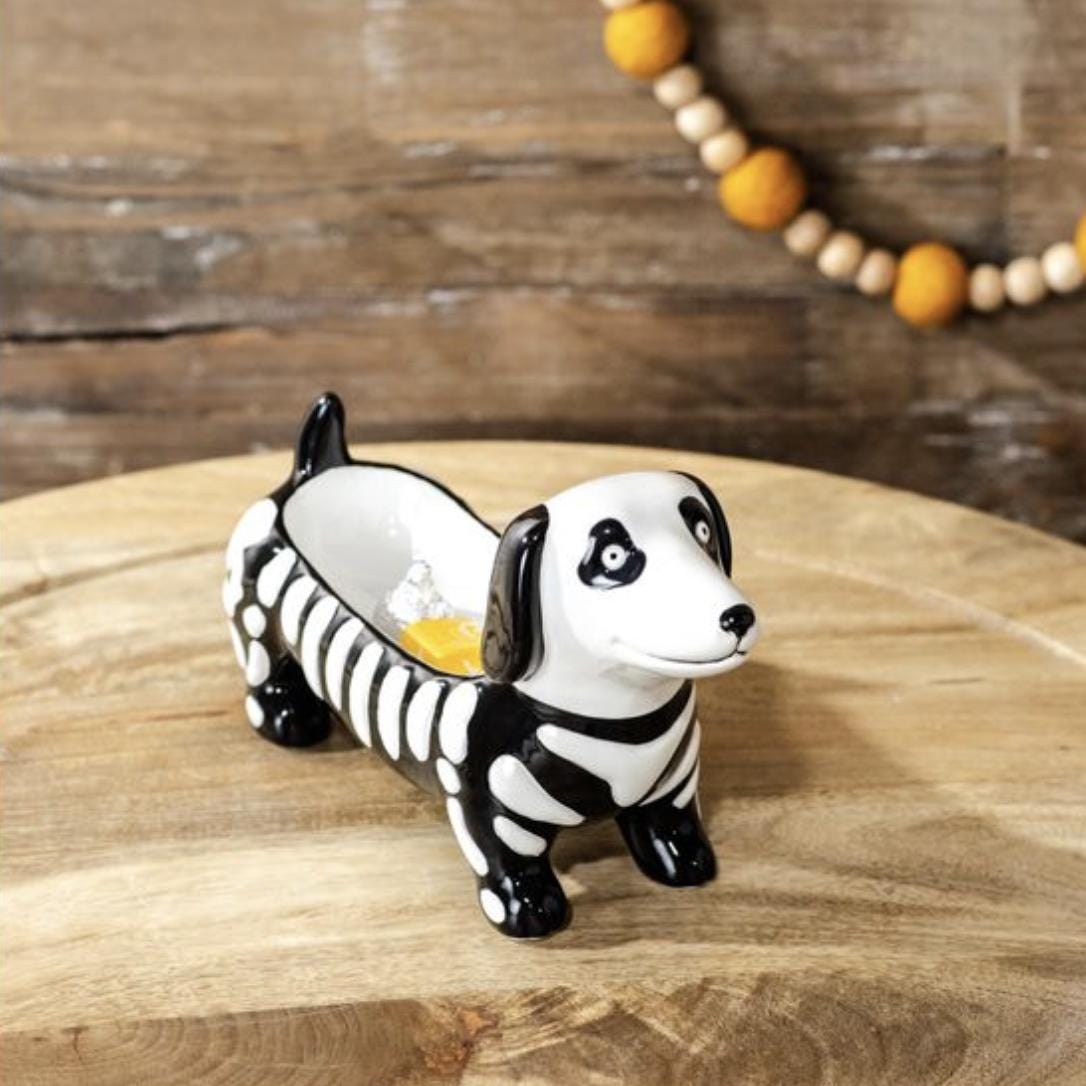 水槽 Dog Lover Ceramic Skeleton Dog Planter, Dog Lover Gifts, Dog People, Cute
