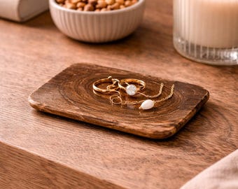 Natural Aragonite Stone Tray Trinket Dish, unique Ashtray, Incense Burning, stone Soap Dish, entryway decor, crystal gifts, gifts for her