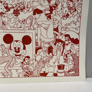 Wally Wood Disneyland Memorial Realist Art Rare Red Print Risqué Nude