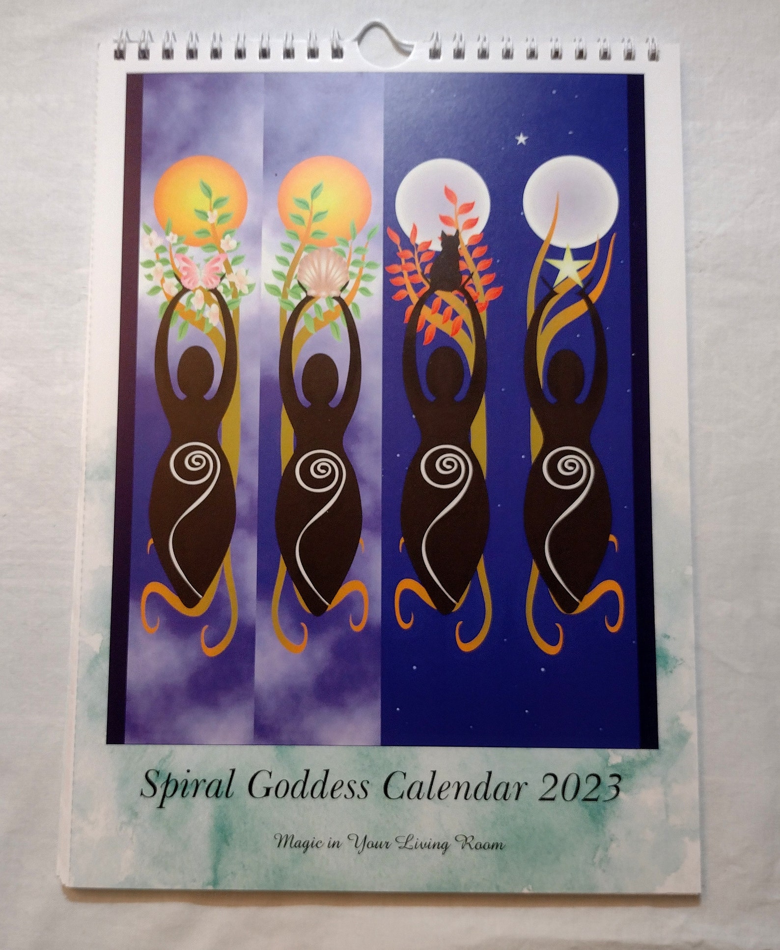 Calendar 2023 Spiral Goddess Calendar From Magic in Your Etsy Canada