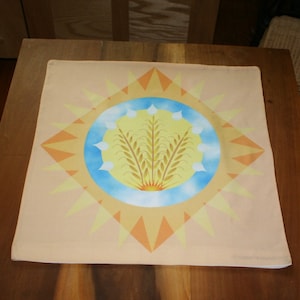 Altar Cloth or Tarot Mat - Four Elements Create the Harvest - Pagan or Wicca Altar Cloth or Tarot Cloth for Lammas or Lughnasadh