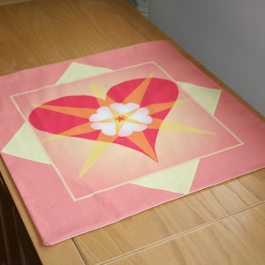 Altar Cloth or Tarot Mat - Heart&#39;s Delight - Pagan or Wiccan Altar or Tarot Cloth for Rituals, Tarot Readings & Fortune-telling